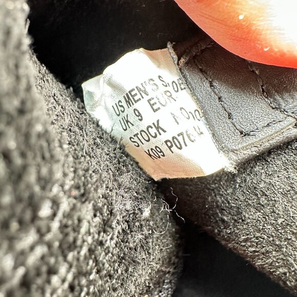 Durango Men Size UK 9 US 10 Black Leather Cowboy Pull On Western Boot - Picture 10 of 14